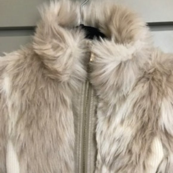 Guess Faux Fur High Pop CollarJacket - Picture 3 of 14